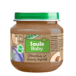 Organic Apple-Plum Puree – Tray (6 jars)